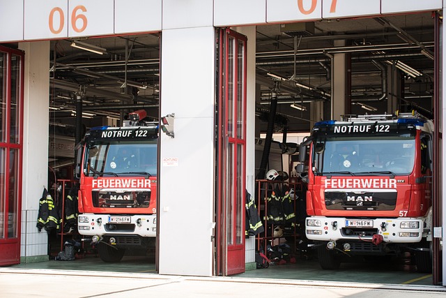 FIRE STATION WITH 11 GARAGES